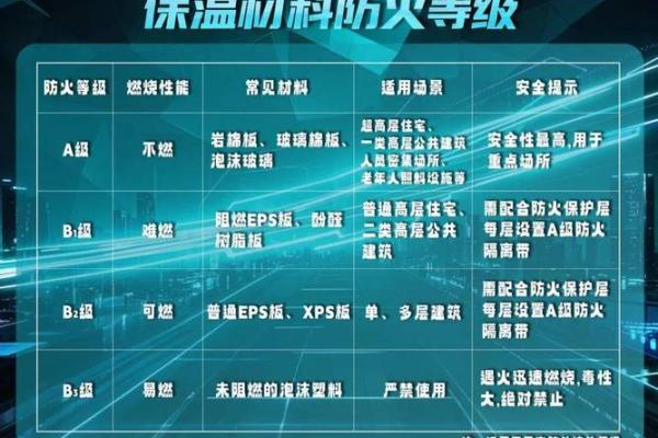各种材料的阻燃等级有哪些？有什么测试标准