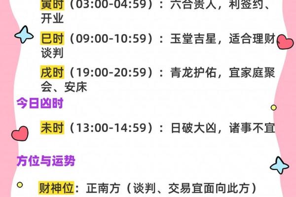 老黄历今天吉凶