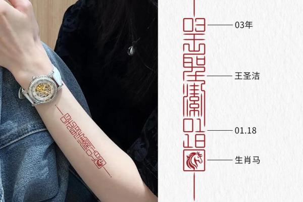 最新流行!八字纹身刻上感情密码,永恒纪念! 最新流行!八字纹身刻上感情密码,永恒纪念!